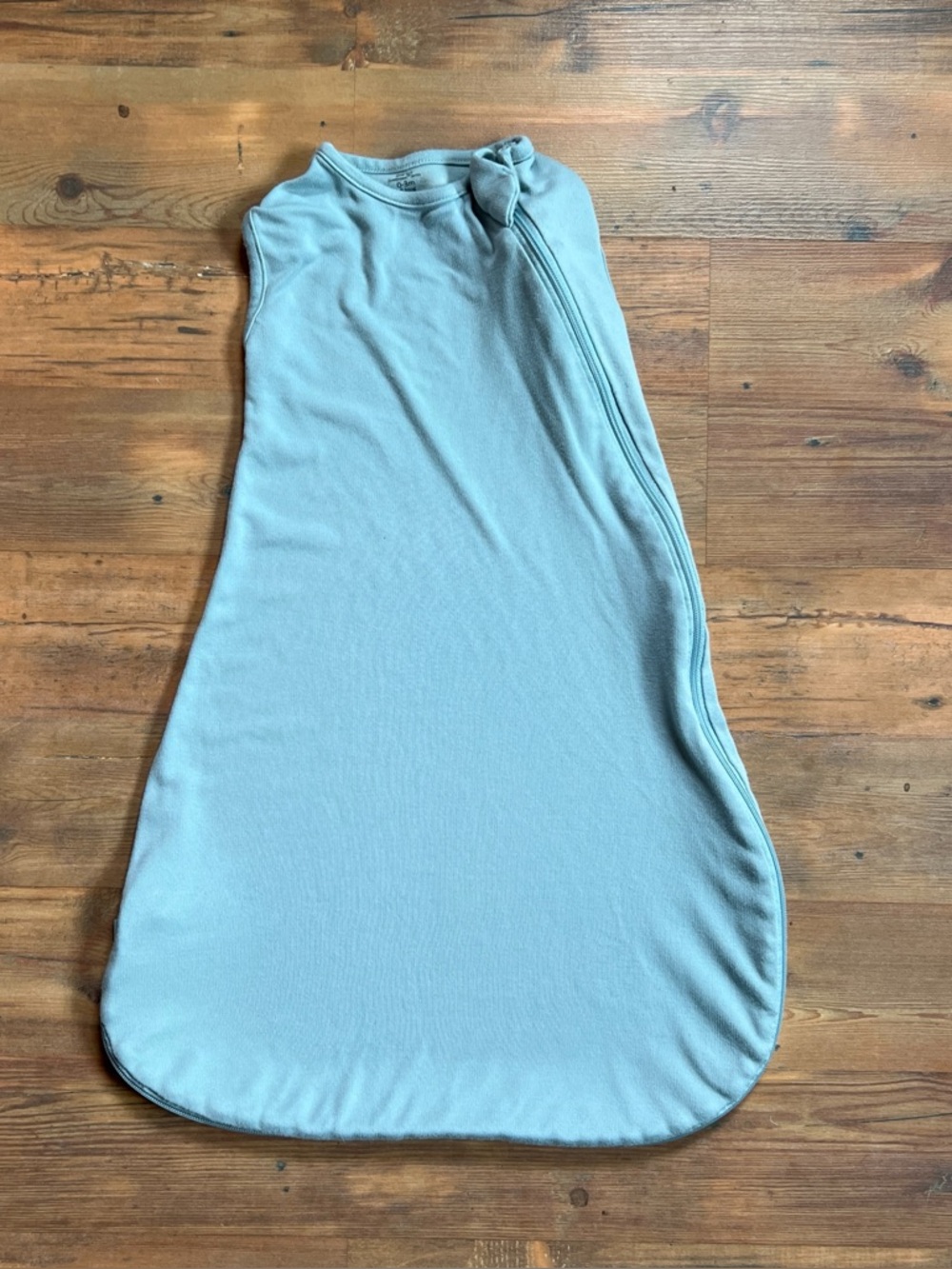 PurComfy Baby Bamboo Sleep Sack XS 0-3 Months 0.5 TOG Blue Wearable Blanket Zip
